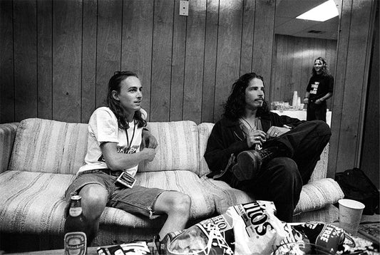 Pearl Jam, Mike McCready, Chris Cornell, Eddie Vedder, Lollapalooza, San Francisco, CA, 1992 - Morrison Hotel Gallery