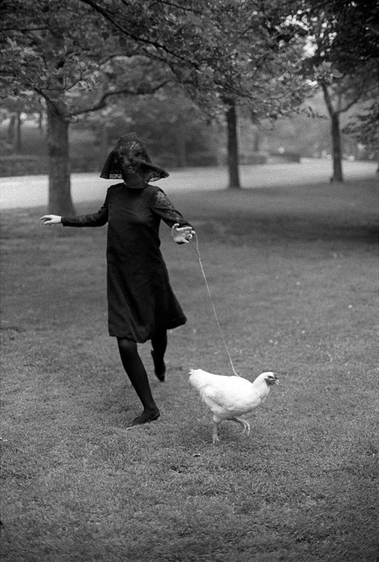 Peggy Moffitt with Chicken, New York, 1964 - Morrison Hotel Gallery