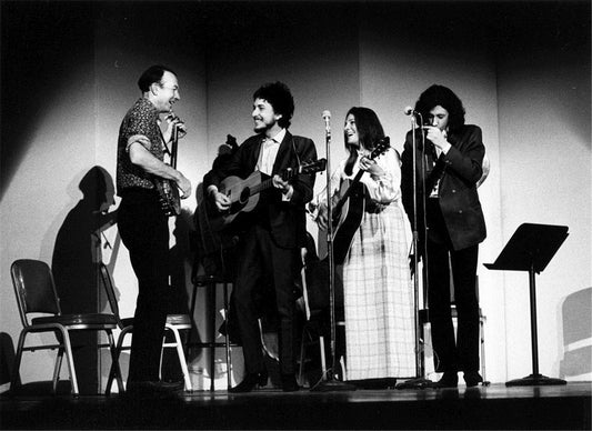 Pete Seeger, Joan Baez, Bob Dylan, Arlo Guthrie - Morrison Hotel Gallery