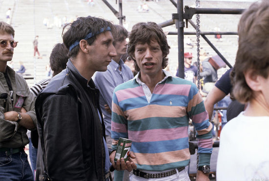 Pete Townshend and Mick Jagger, Philadelphia, 1982 - Morrison Hotel Gallery