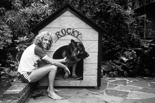 Peter Frampton at home with Rocky, NY, 1979 - Morrison Hotel Gallery