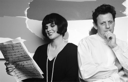 Philip Glass and Linda Ronstadt, 1986 - Morrison Hotel Gallery