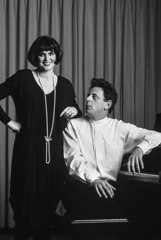 Philip Glass and Linda Ronstadt, 1986 - Morrison Hotel Gallery