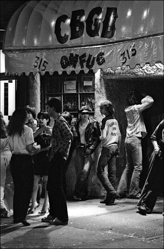 Punk Fashion, Outside CBGB, NYC, May, 1977 - Morrison Hotel Gallery