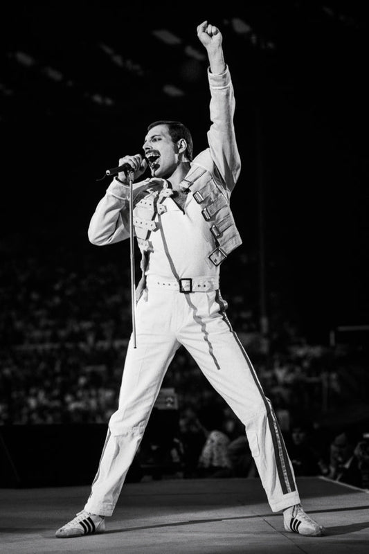 Queen, Freddie Mercury Fist Raised, 1986 - Morrison Hotel Gallery