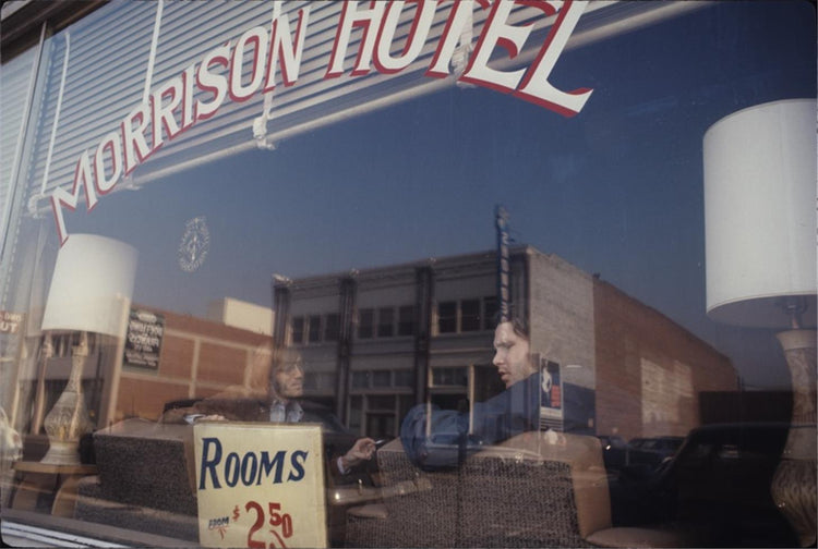 Ray Manzarek, Jim Morrison, The Doors, Morrison Hotel shoot, Los Angeles, 1969 - Morrison Hotel Gallery