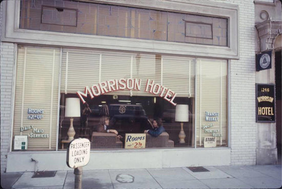 Ray Manzarek, Jim Morrison, The Doors, Morrison Hotel shoot, Los Angeles, 1969 - Morrison Hotel Gallery