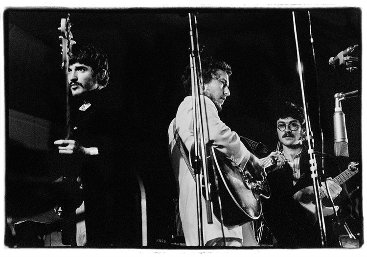 Rick Danko, Bob Dylan, Robbie Robertson, Isle of Wight, 1969 - Morrison Hotel Gallery