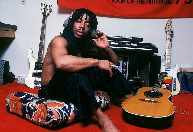 Rick James at home, NY, 1981 - Morrison Hotel Gallery