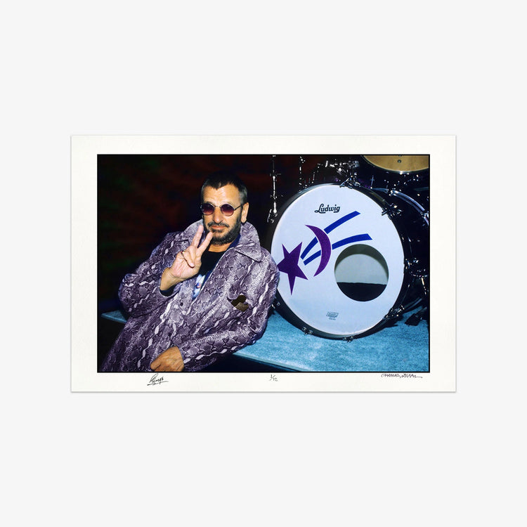 Ringo Starr, Peace & Love, 1991, Colourised & Co - signed - Morrison Hotel Gallery
