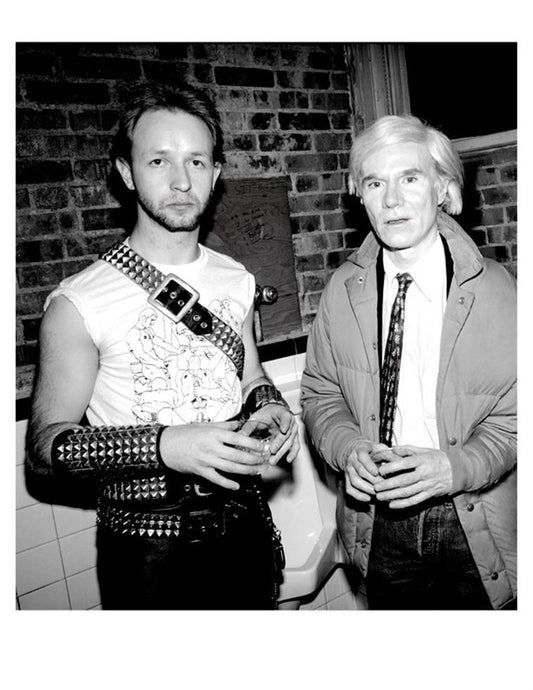 Rob Halford and Andy Warhol, Palladium, NYC, 1979 - Morrison Hotel Gallery