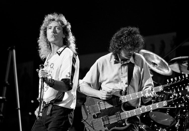 Robert Plant and Jimmy Page, Led Zeppelin, NYC, 1988 - Morrison Hotel Gallery