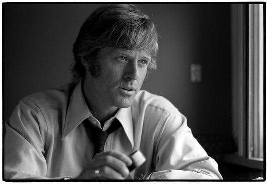 Robert Redford, from his promo tour on a train for The Candidate, 1972 - Morrison Hotel Gallery
