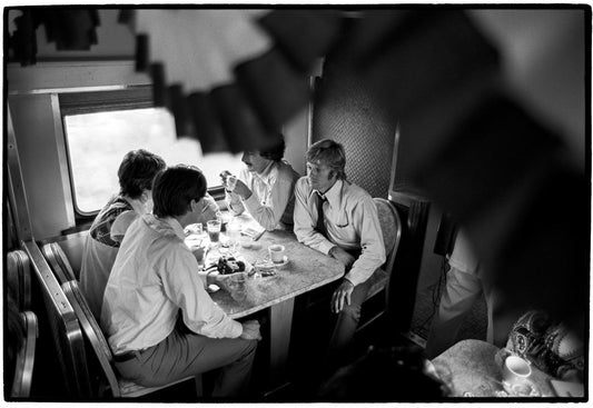 Robert Redford, from his promo tour on a train for The Candidate, 1972 - Morrison Hotel Gallery