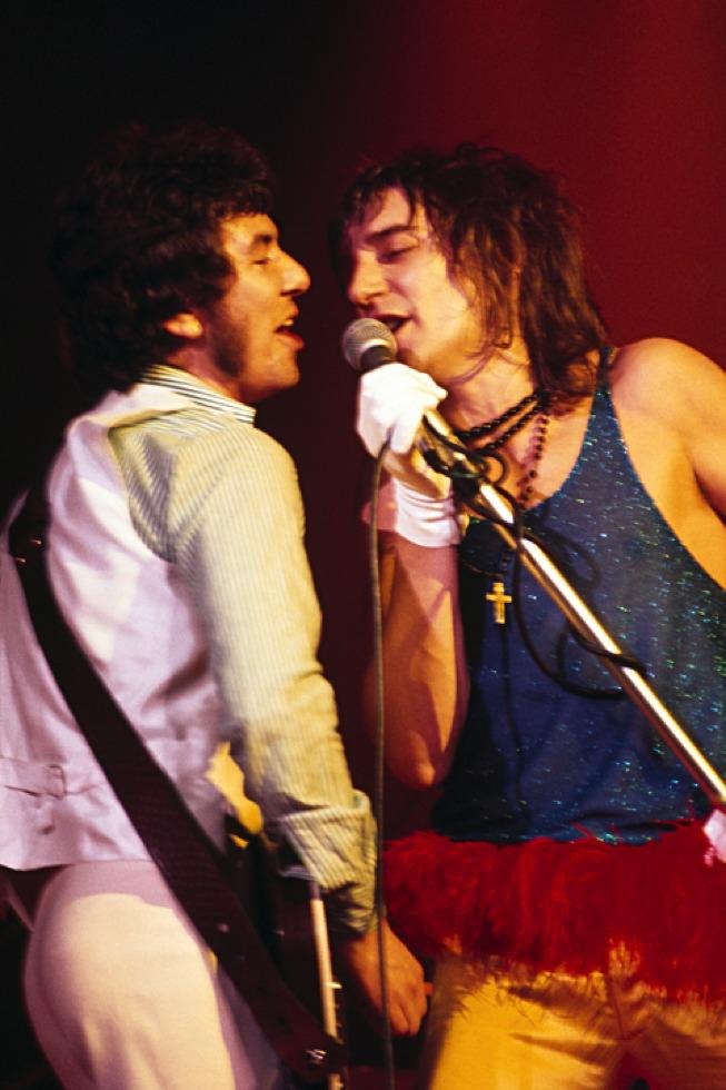 Rod Stewart and Ronnie Lane, Faces, 1973 - Morrison Hotel Gallery