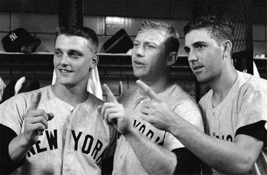 Roger Maris, Mickey Mantle, Clete Boyer, New York Yankees, 1960 - Morrison Hotel Gallery