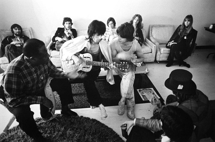 Rolling Stones, Bukka White, Keith Richards, Mick Jagger, Los Angeles 1969 - Morrison Hotel Gallery