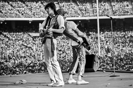 Ron Wood and Mick Jagger Performing - Morrison Hotel Gallery