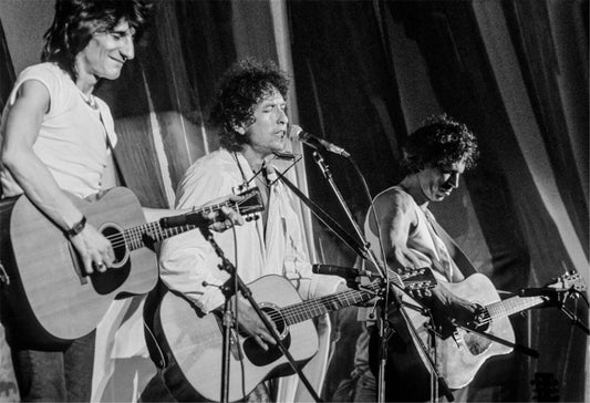 Ron Wood, Bob Dylan and Keith Richards Perform at Live Aid - Morrison Hotel Gallery