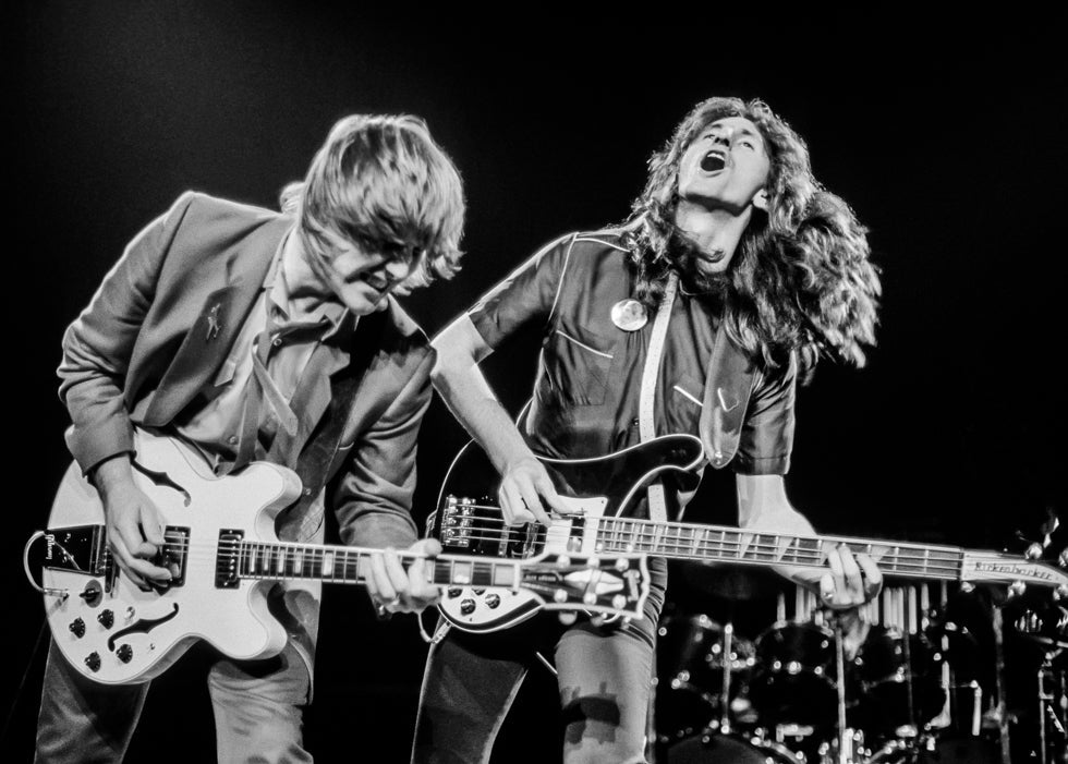 Rush, Alex Lifeson and Geddy Lee, 1981 - Morrison Hotel Gallery