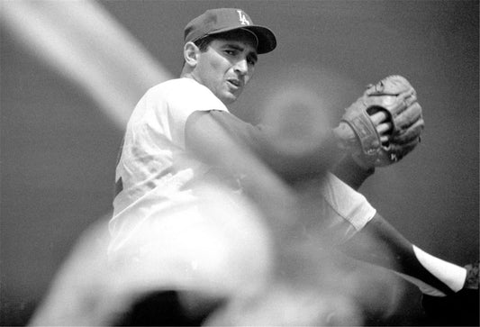 Sandy Koufax Pitching, LA Dodgers vs. San Francisco Giants, Candlestick Park, 1965 - Morrison Hotel Gallery