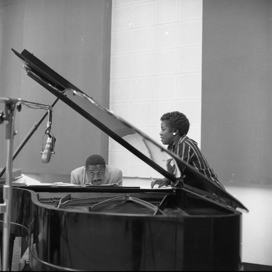 Sarah Vaughan at Piano, Recording Session, Chess Records, Chicago,1960 - Morrison Hotel Gallery
