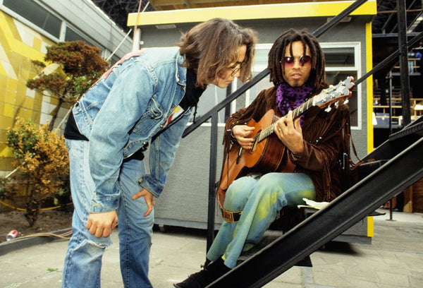 Sean Lennon and Lenny Kravitz, Liverpool, 1990