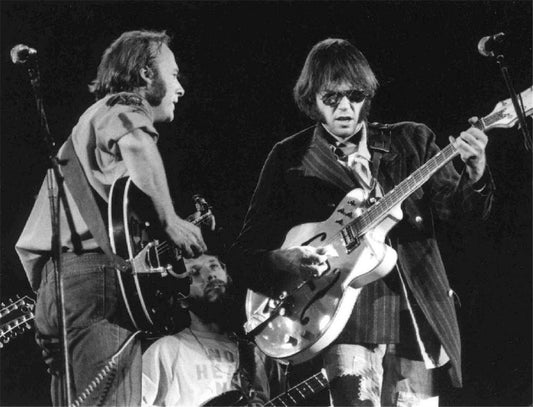 Stephen Stills and Neil Young, Wembley Stadium, London, 1974 - Morrison Hotel Gallery