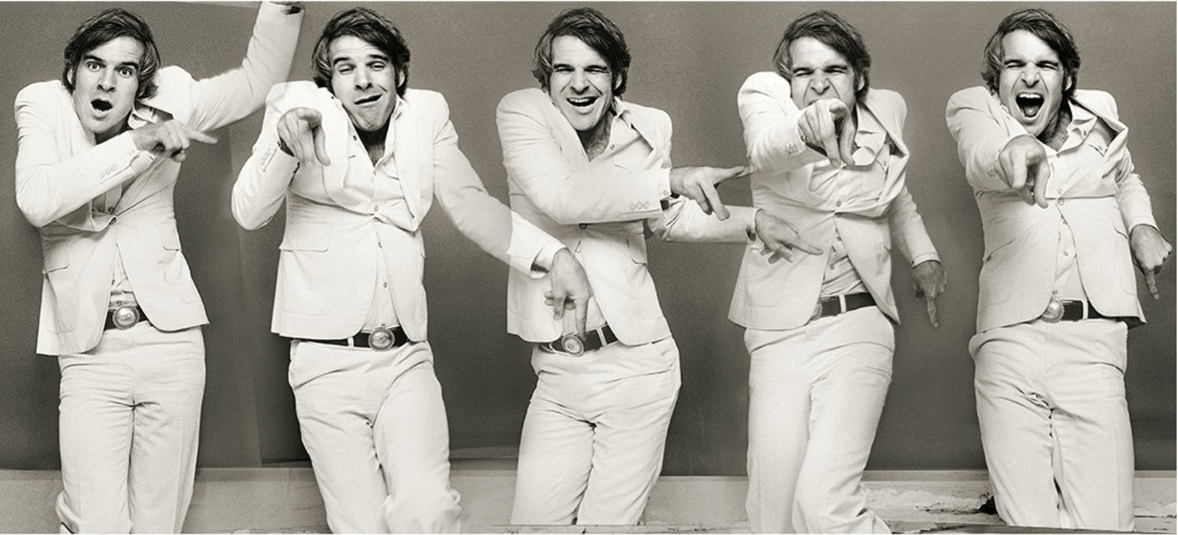 Steve Martin "Let's Get Small Sequence" by Norman Seeff - Morrison Hotel Gallery