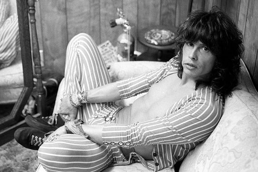 Steven Tyler (couch) Aerosmith, Done With Mirrors Tour, AZ, 1985 - Morrison Hotel Gallery