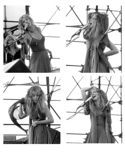 Stevie Nicks Contact Sheet, Fleetwood Mac at JFK Stadium, Philadelphia, 1978 - Morrison Hotel Gallery