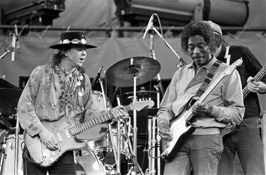 Stevie Ray Vaughan and Buddy Guy, 1983 - Morrison Hotel Gallery