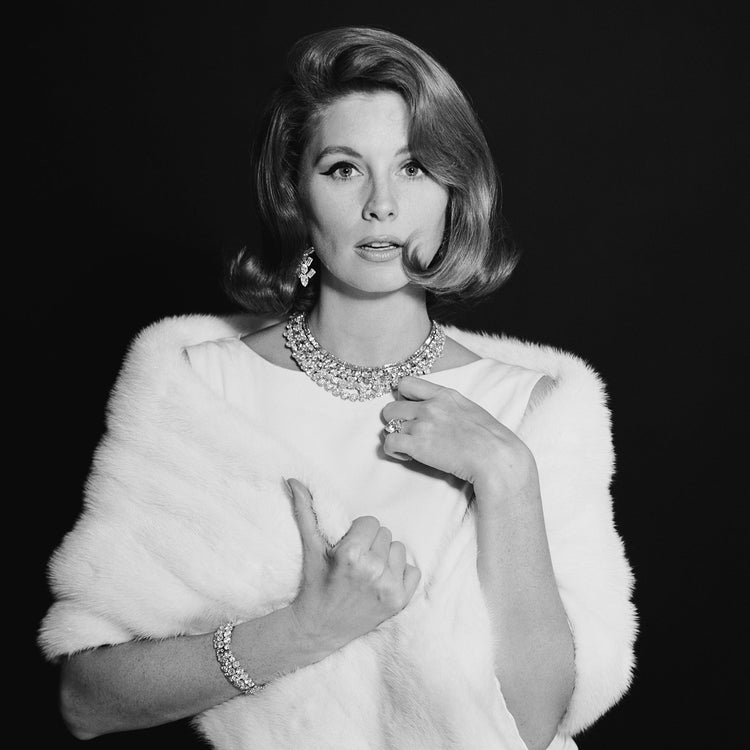 Suzy Parker in White Fur, 1958 - Morrison Hotel Gallery