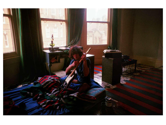 Syd Barrett, Tuning Guitar - Morrison Hotel Gallery