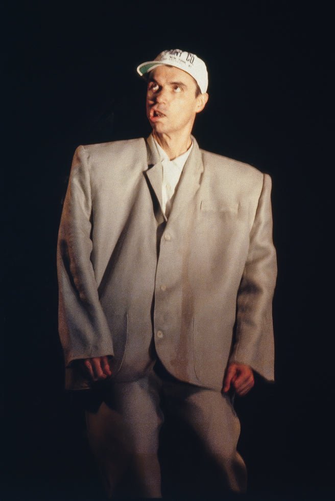 Talking Heads, David Byrne performing during the filming of "Stop Making Sense", 1983 - Morrison Hotel Gallery