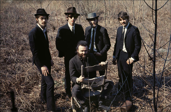 The Band, outtake from Music From Big Pink shoot, West Saugerties, NY, 1968. - Morrison Hotel Gallery