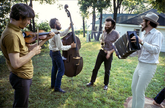 The Band, Richard & Garth’s house above the Ashokan resevoir, Woodstock, 1969. - Morrison Hotel Gallery