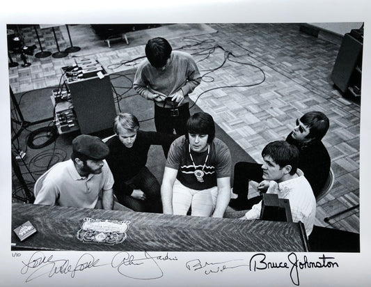 The Beach Boys, Rehearsing Good Vibrations, CO-SIGNED - Morrison Hotel Gallery