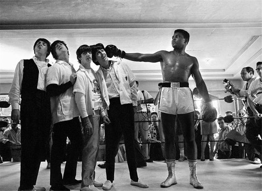 The Beatles and Muhammad Ali in the Ring, Miami Beach, 1964 - Morrison Hotel Gallery