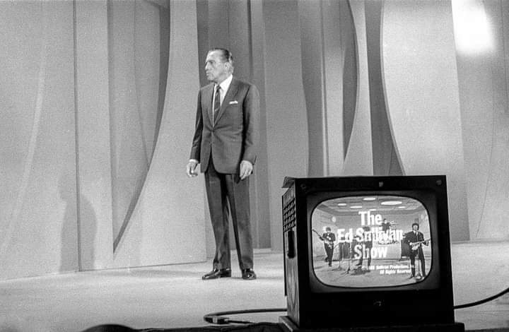 The Beatles, Ed Sullivan With Monitor, CBS Studio 50 1965 - Morrison Hotel Gallery