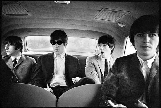 The Beatles in Limo, 1964 - Morrison Hotel Gallery