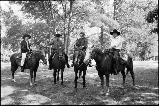 The Beatles On Horses - Morrison Hotel Gallery