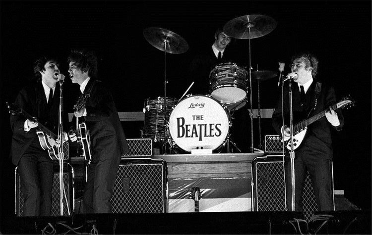 The Beatles Perform in a Hurricane, Florida, USA, 1964 - Morrison Hotel Gallery