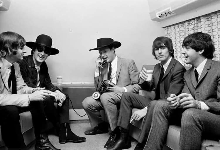 The Beatles with Brian Epstein in Dallas, Texas 1964 - Morrison Hotel Gallery