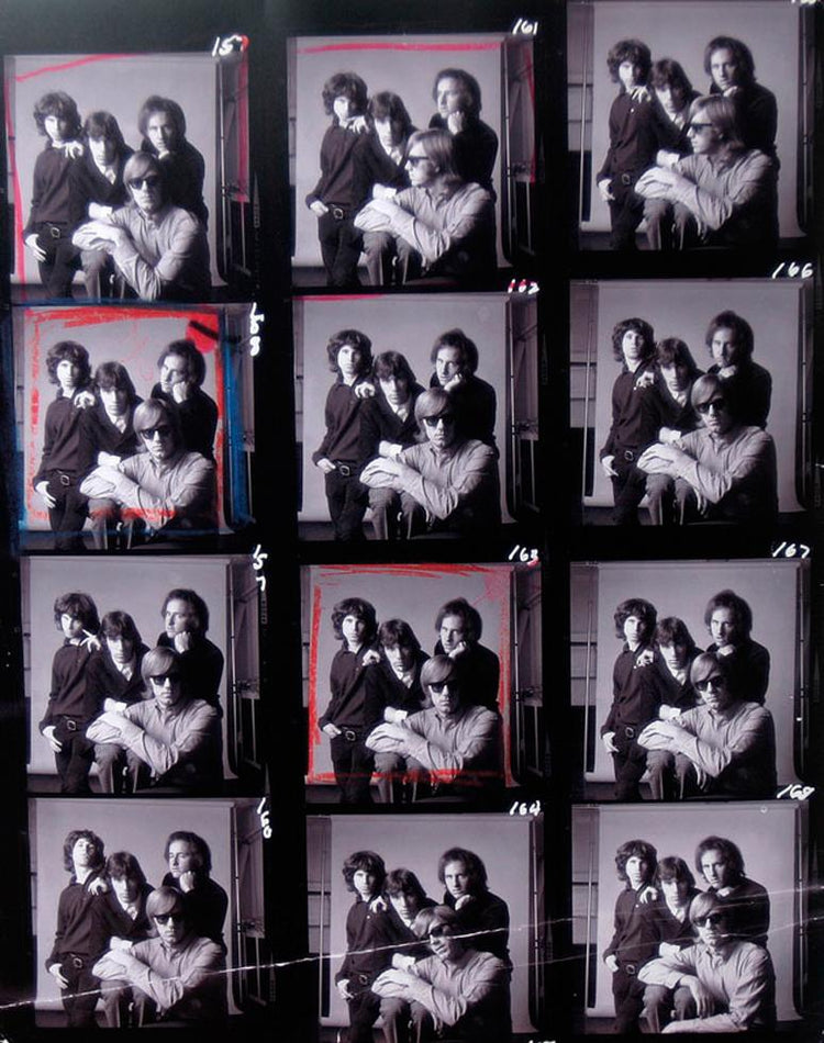 The Doors, Proof Sheet, 1967 - Morrison Hotel Gallery