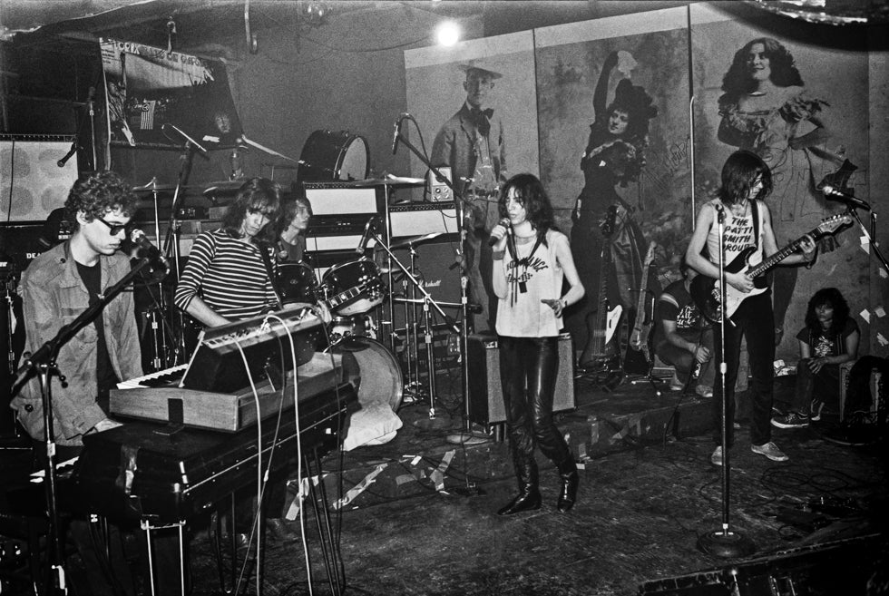 The Patti Smith Group performing at CBGB's, NYC, 1977 - Morrison Hotel Gallery