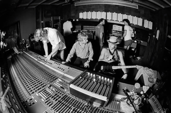 The Police, at Mixing Board, Monserrat, 1981 - Morrison Hotel Gallery