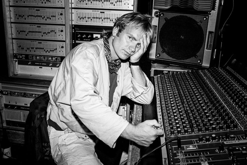The Police, Sting recording at Hammersmith Studios, London, 1982 - Morrison Hotel Gallery