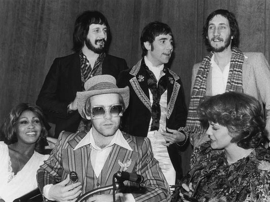 Tina Turner, Elton John, Ann Margret, John Entwistle, Keith Moon & Pete Townshend, NYC, 1975 - Morrison Hotel Gallery