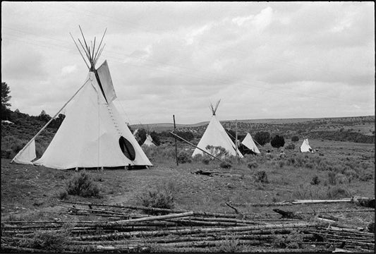 Tipis at New Buffalo Commune, New Mexico, 1967 - Morrison Hotel Gallery